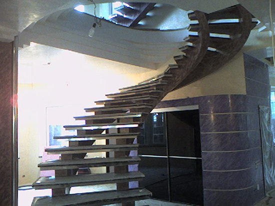 Эксклюзивные бетонные лестницы