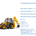 Аренда Экскаватор JCB 3CX