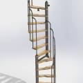 Лестницы изменяемой планировки винтовые двухшпиндельные "Варио"