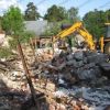Демонтаж крыш, стен, перегородок, дверных коробок и др