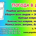 Клининговая компания "Погода в доме". Уборка квартир, домов, офисов, Химчистка ковров, мягкой мебели